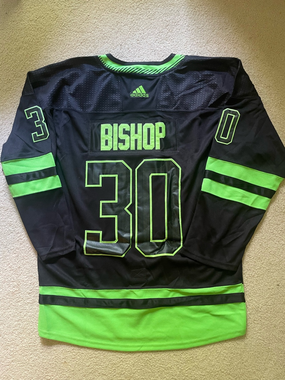 Adidas Dallas Stars Blackout Jersey Bishop #30 - Like New condition
